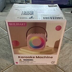 VIRAL Mini Karaoke Machine + 2 Wireless Mics | NEW IN BOX  Black